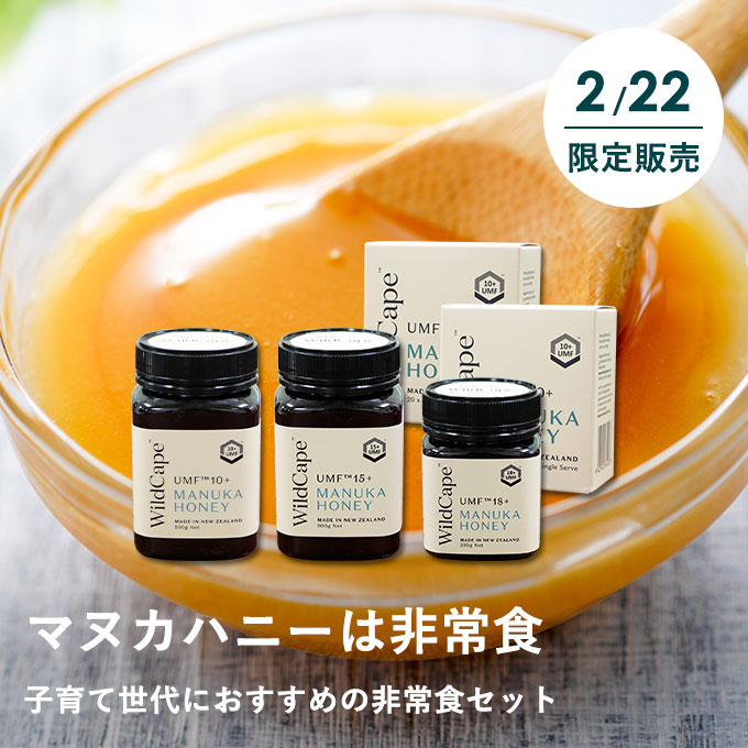 【2/22限定】マヌカハニー非常食セット
