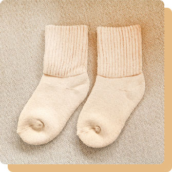 心ほどけるオーガニックコットンぬくふわ靴下