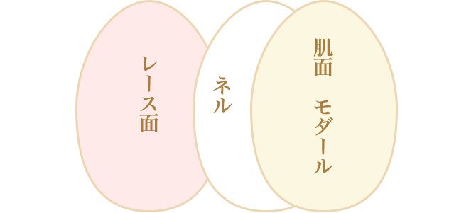 Tバック布ライナーリュクスの構造図