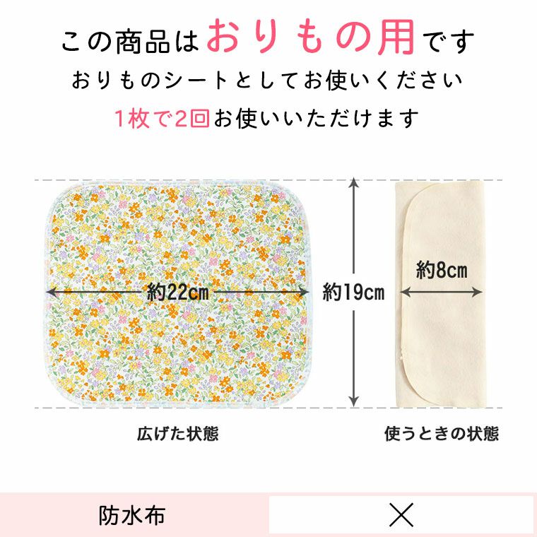 布ナプキン デビューセット（おりもの・軽い日用）☆ | 地球洗い隊