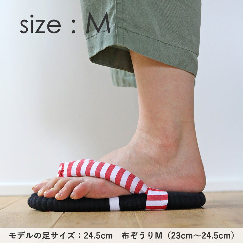 履いた時のサイズ感:M
