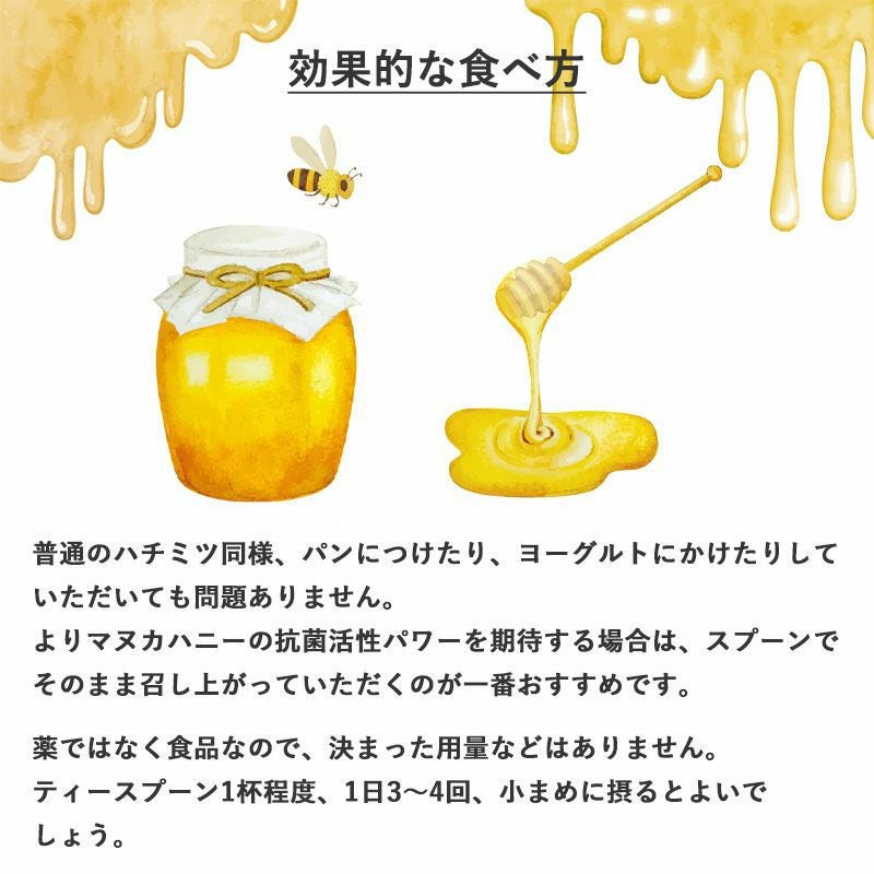 おでかけ先でも栄養補給！携帯用マヌカハニー