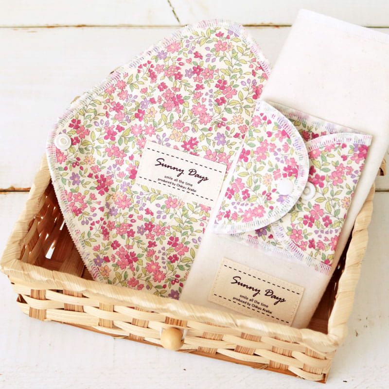 半額】布ナプキンスターターセット（おりもの用布ナプキン）